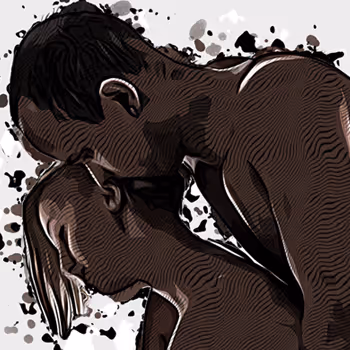 fucking couple art - old