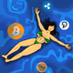 Fun girl in a crypto world