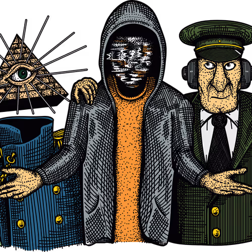 Funny crazy characters