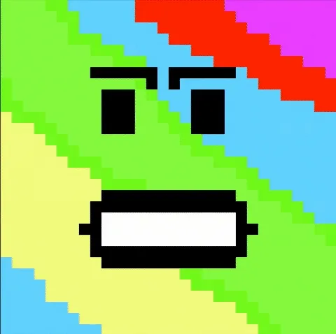 Funny Pixel face