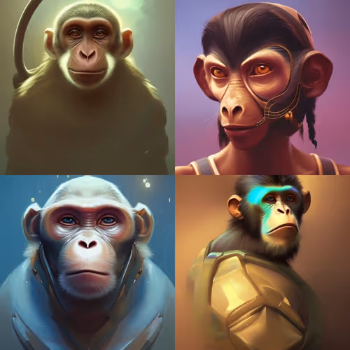 Futuristic Ape Workers