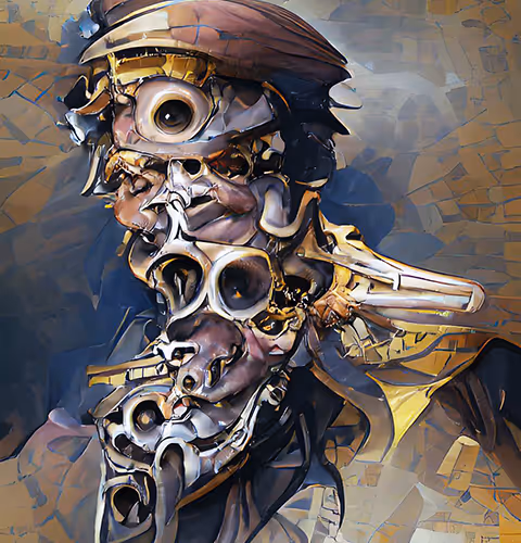 Futuristic cyborg rejects.