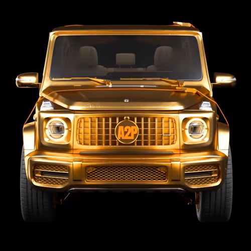 G-Construction: Golden G-Wagon by Anthony Authiè