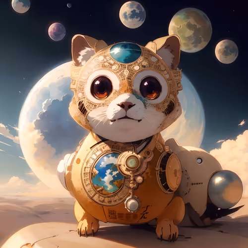 Galaxy Gold: Adorned Animals in the Abyss