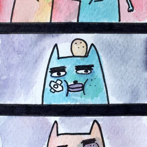 GentaCat Cartoon