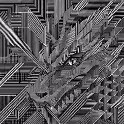 Geometric dragon
