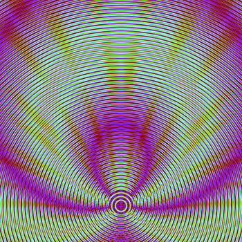 Geometric Resonance - Peacock Tail