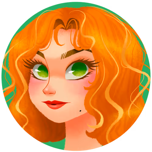 Girl with Beauty Mark - old