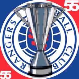 Glasgow Rangers 2020/21 Pixel Art