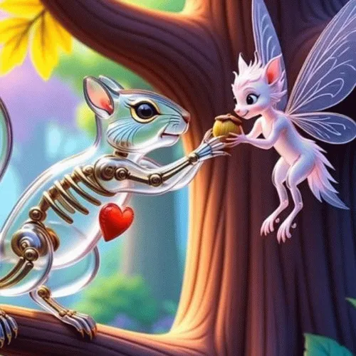 Glass Robo Squirrel #1