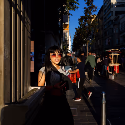 Glasses In The Street - old