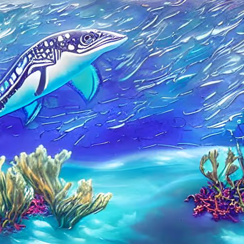 Glazing the Depths: An Oceanic Art Collection