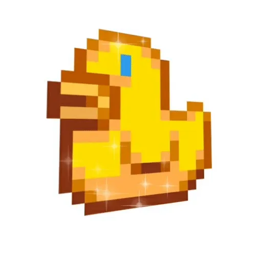 glitched duck redy for anything