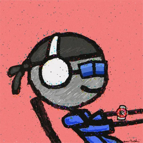 Glitchy mfers by DigitalApe_Art - old