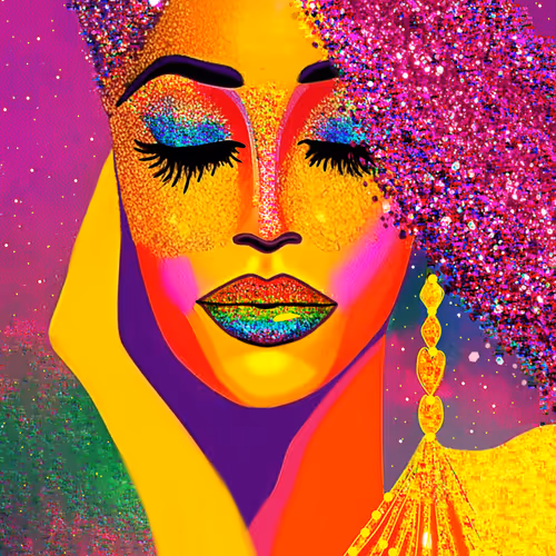 Glitter and glamour