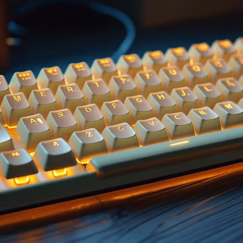 Glowing Keycaps