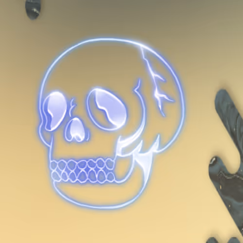 glowing skull V4