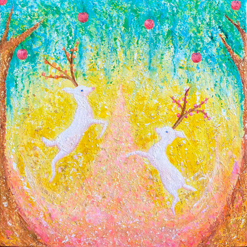 God of Japan-abstract painting