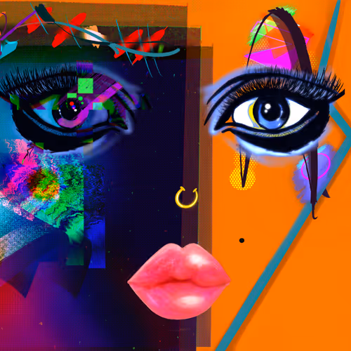 Goddess in the Light of Neon