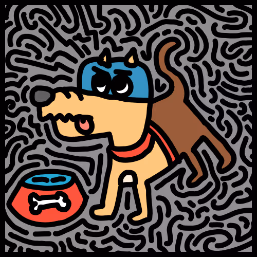 Goggles dog - old