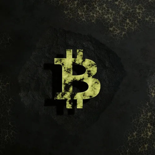 Gold bit coin gif - old
