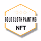 gold cloth painting