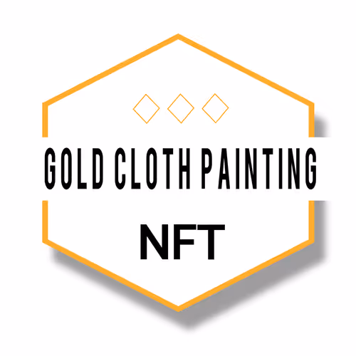 gold cloth painting