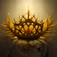 Golden crown of thorns