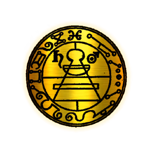 Golden Seal Of Solomon