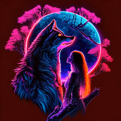Wolf and Pretty Girl