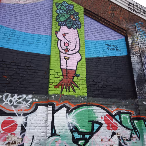 Graffiti Rainy Aarhus Denmark