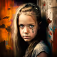 Graffiti young girl