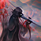 Granny with scythe