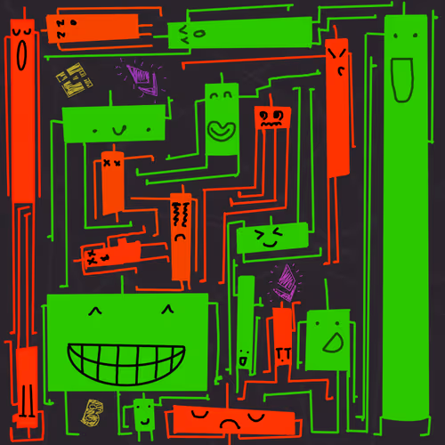 Green candle and Red candle