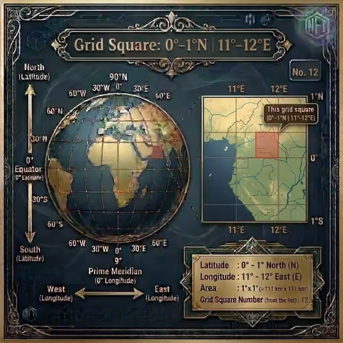 Grid Square 0-1N/11-12E