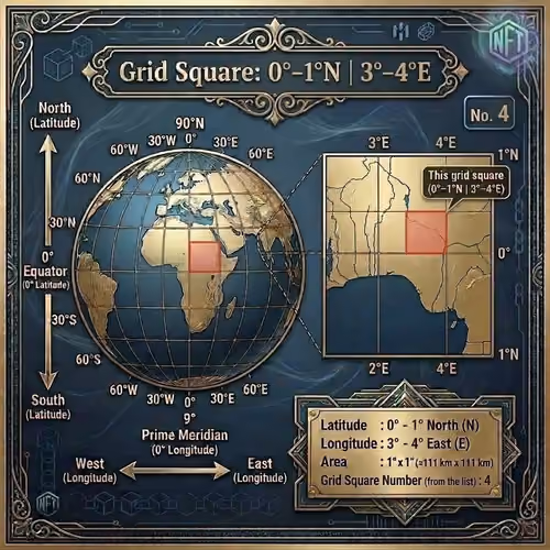 Grid Square 0-1N/3-4E FELY 100