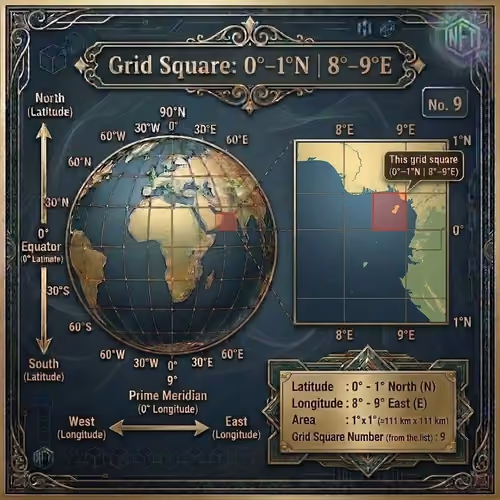 Grid Square 0-1N/8-9E FELY 100