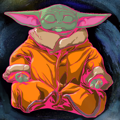 Grogu meditation