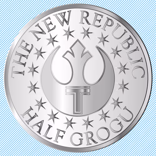 Grogu's paper coin - old