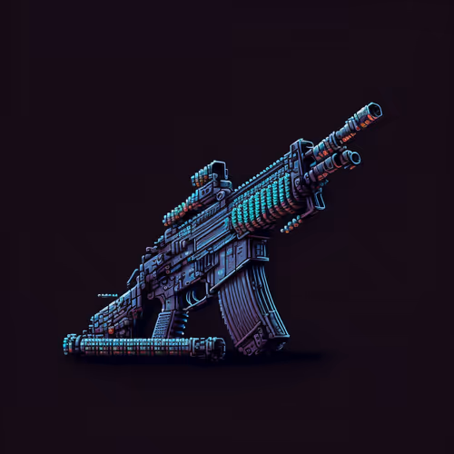 Guns Pixel arts