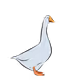 Gus The White Goose
