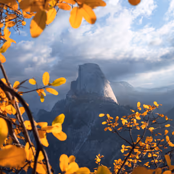 Autumn Half Dome - old