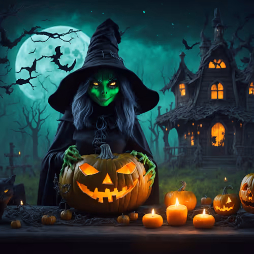 Halloween celebration horror gift cards