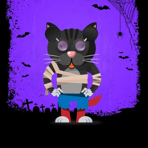 Halloween Demon Kitty