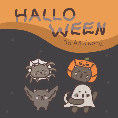 halloween meow set - old