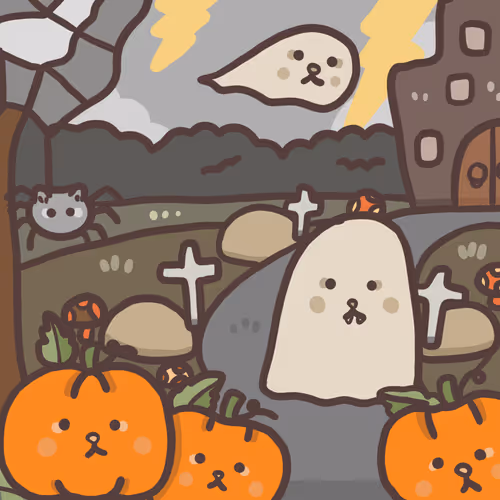Halloween set meow