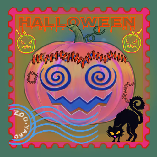 Halloween zoo yard