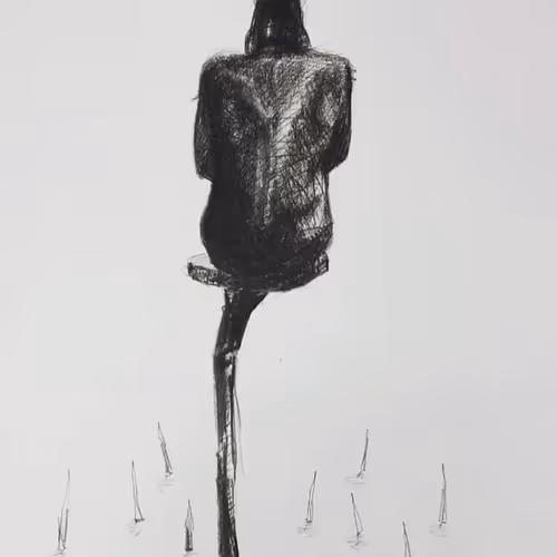 "HAMMERHEAD" paintings and drawings.