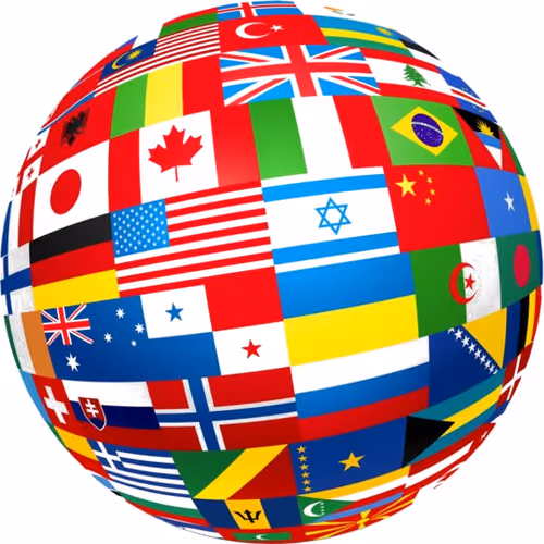 World Flags (Voxel Art)