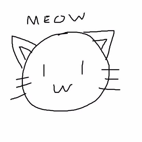 Happy Hand-Drawn Cats